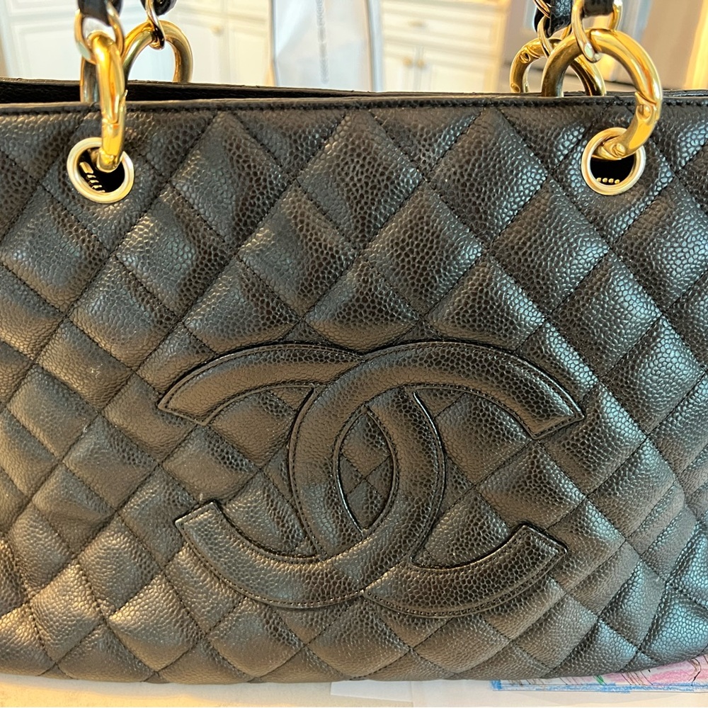 Chanel GST Classic Caviar Quilted Tote